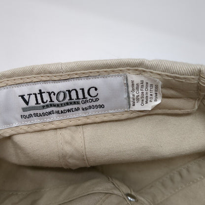 News Channel ksdk.com Slideback Hat Tan One Size Adjustable Embroidered Vitronic