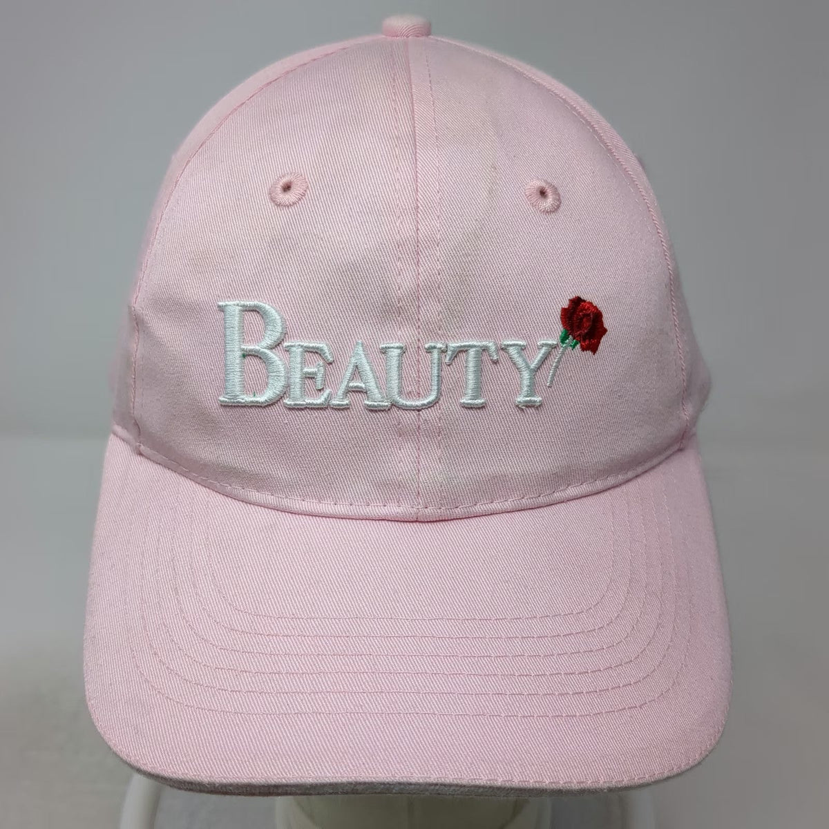 Disney Beauty and the Beast Broadway Musical Pink Hat One Size Baseball Cap