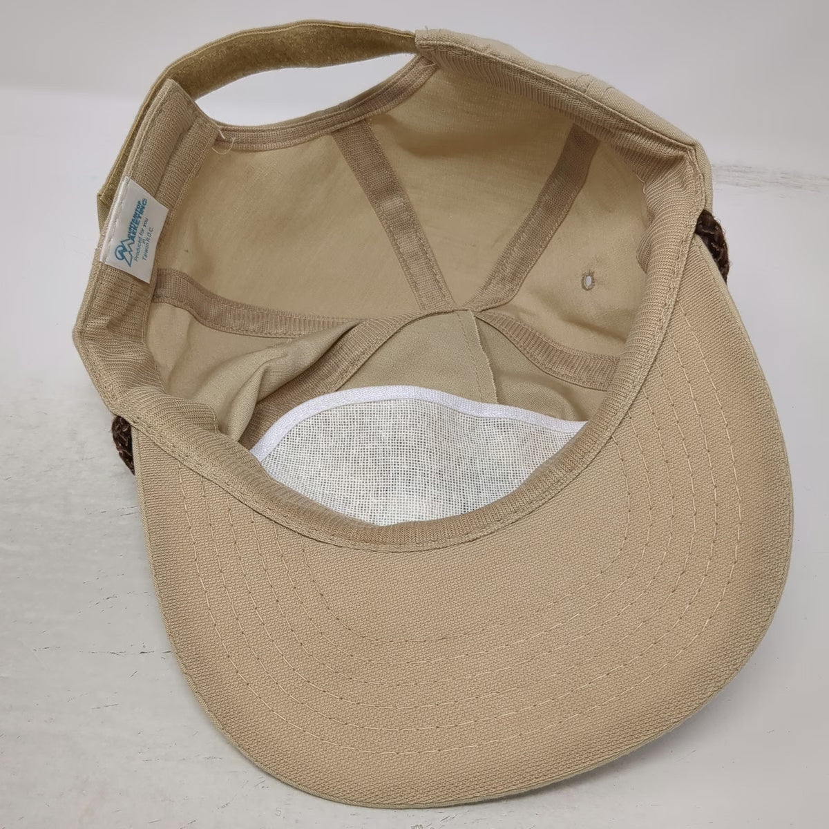 Mountaintop Marketing 5 Panel Beige Simplot Soilbuilders Rope Hat Vintage