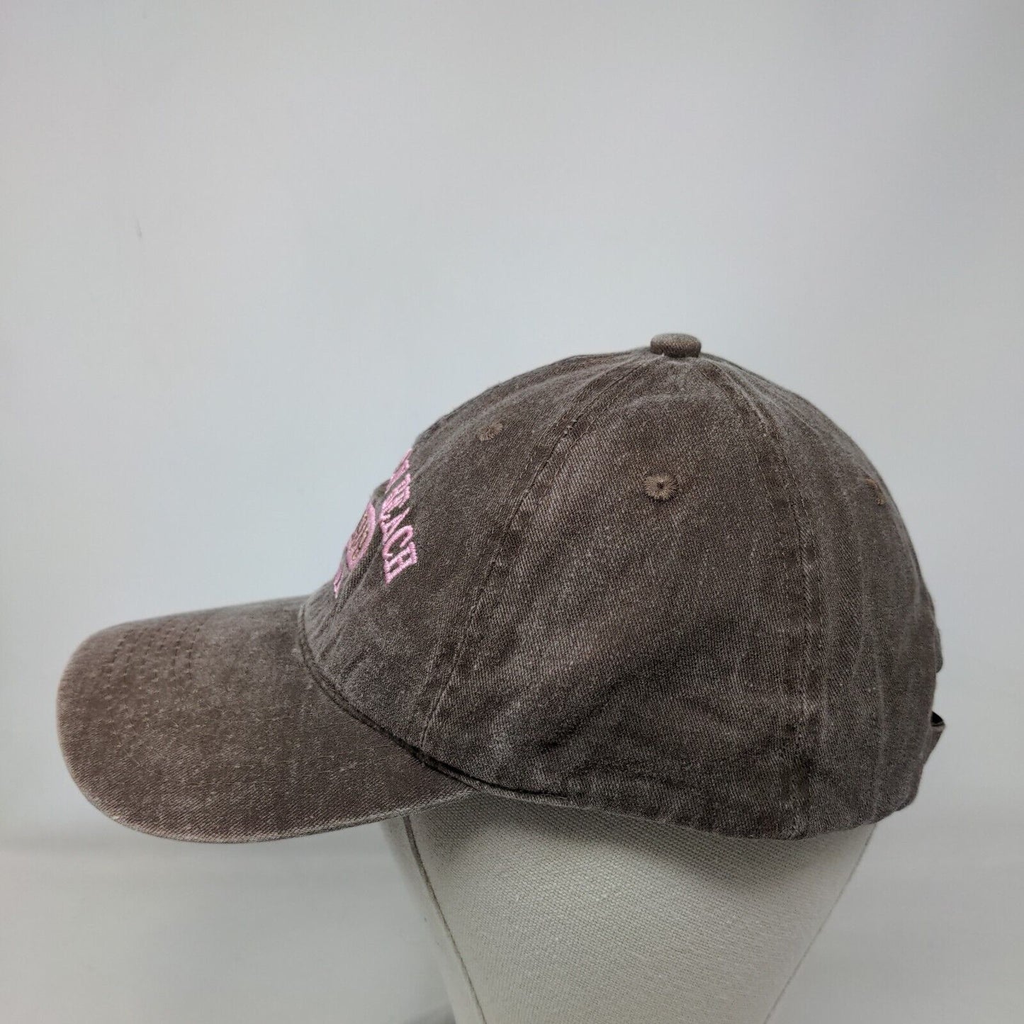 Panama City Beach Florida Est. 1909 Strapback Hat Brown OSFA Embroidered ESY