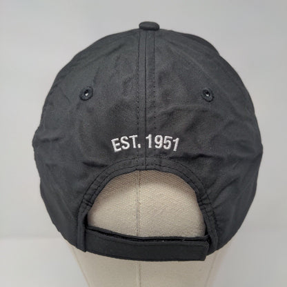 Master Halco Strapback Hat Black One Size Adjustable Embroidered
