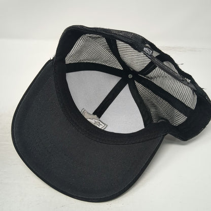 USCCA Trucker Hat Black One Size Mesh Back Stars Stripes Shield Logo Graphic Hat