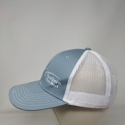 Southern Tire Mart Snapback Trucker Hat Blue One Size Mesh Back Cap America