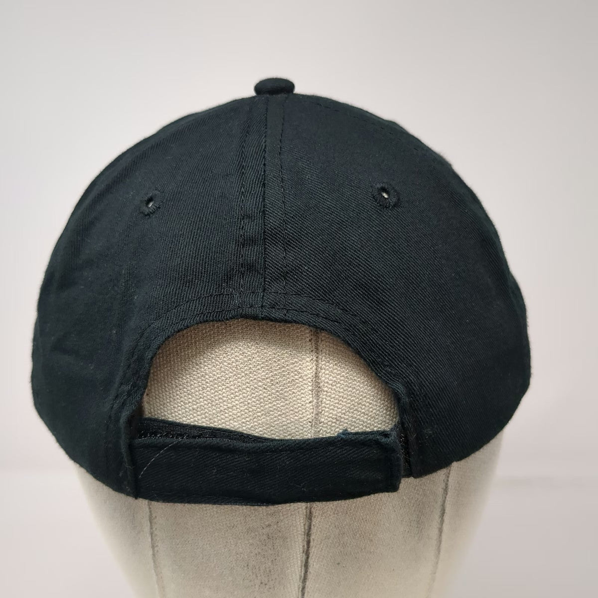 Dunkin' Baseball Cap Black One Size Strapback Embroidered Coffee Logo Adjustable