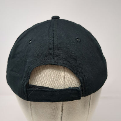 Dunkin' Baseball Cap Black One Size Strapback Embroidered Coffee Logo Adjustable