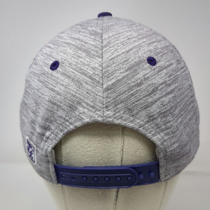 The Game Snapback Gray Purple One Size Family Foundation Tank Logo Patch Hat