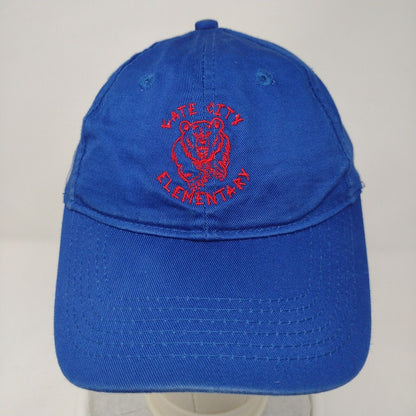 Gate City Elementary Youth Strapback Hat Blue One Size Adjustable Port & Company