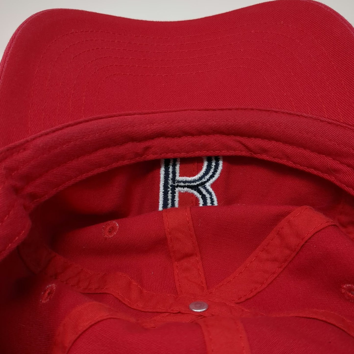 Bay State Apparel Baseball Cap Red One Size Boston B Logo Massachusetts Hat