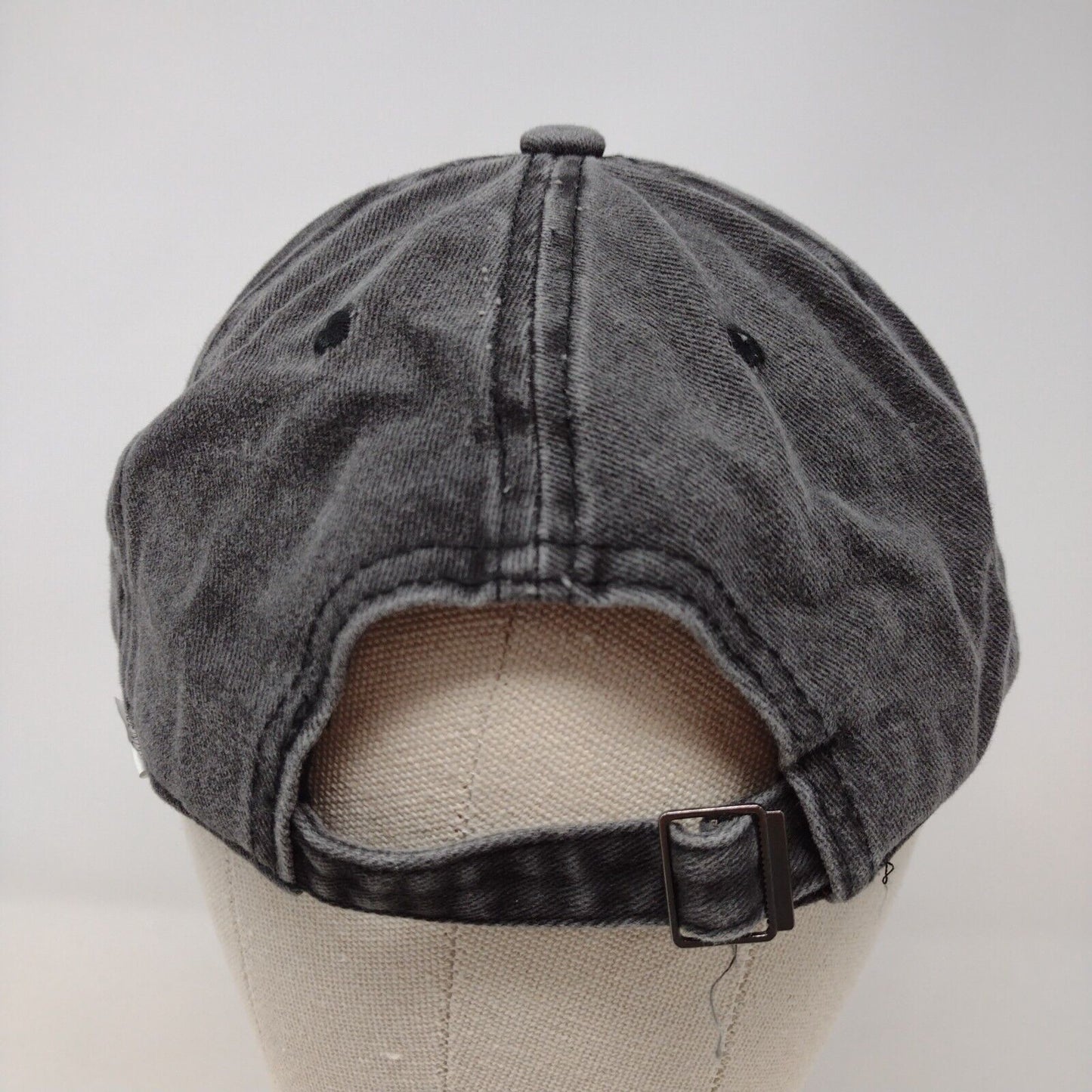 Dog Mom Slideback Hat Gray OSFA Adjustable Embroidered Vent Holes