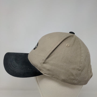 1250M Slideback Hat One Size Tan Embroidered Logo Vent Holes Port Authority