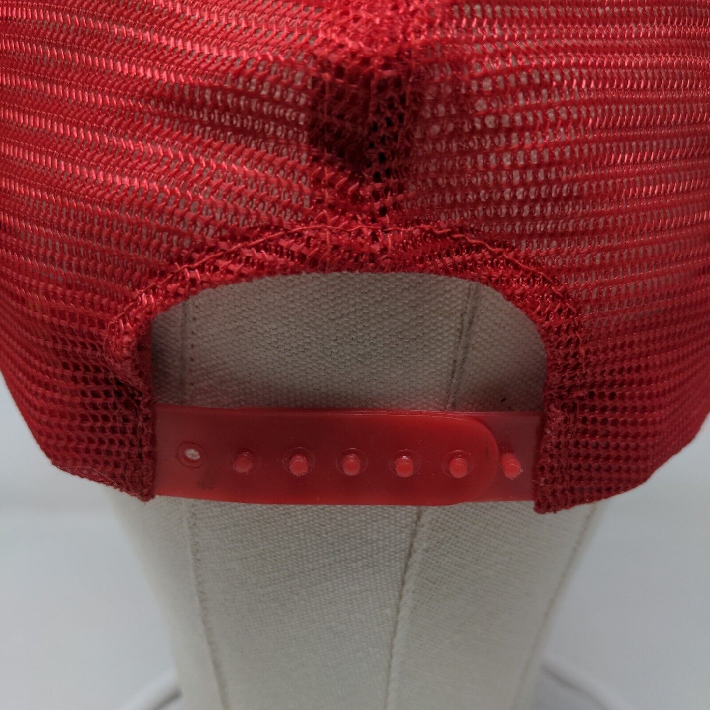 Dave McIntire Chevrolet-Isuzu Centers Snapback Trucker Hat Red OSFA Mesh Back
