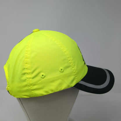 Port Authority Baseball Cap Green One Size Strapback Reflective Safety Work Hat