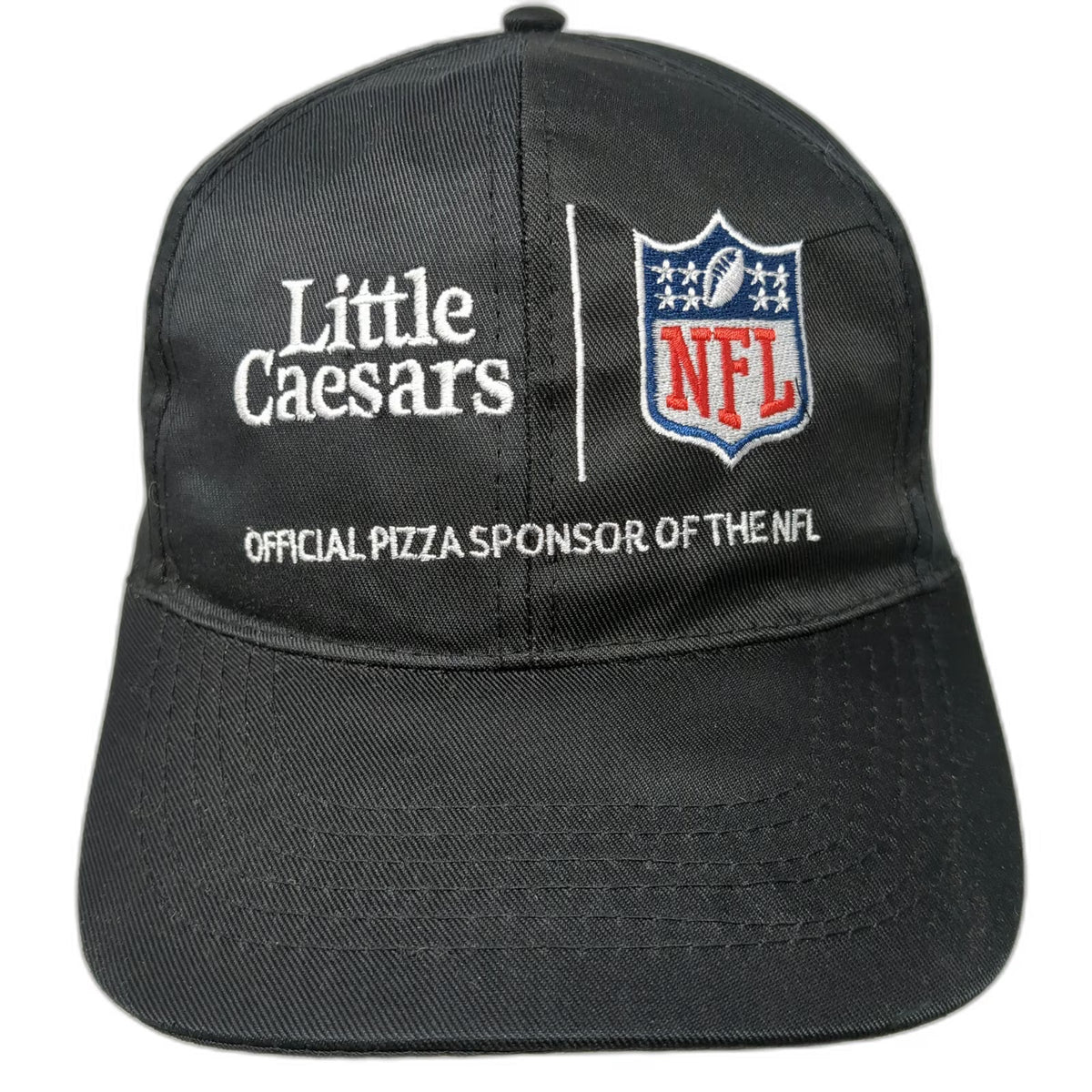 Little Caesars NFL Official Pizza Sponsor Baseball Cap Black OSFM Hat Strapback