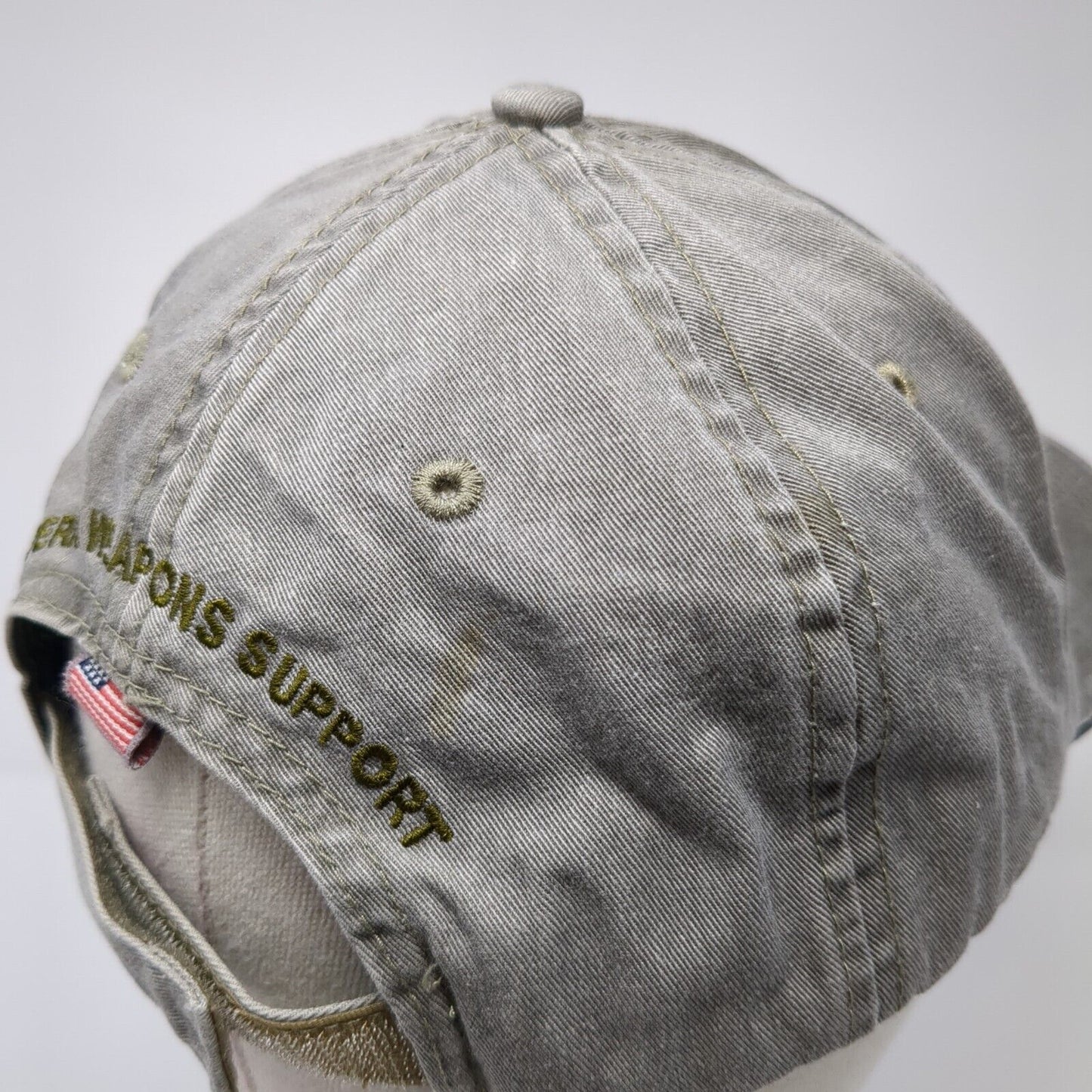 Brownells Mille Supply Group Strapback Hat Gray One Size Adjustable