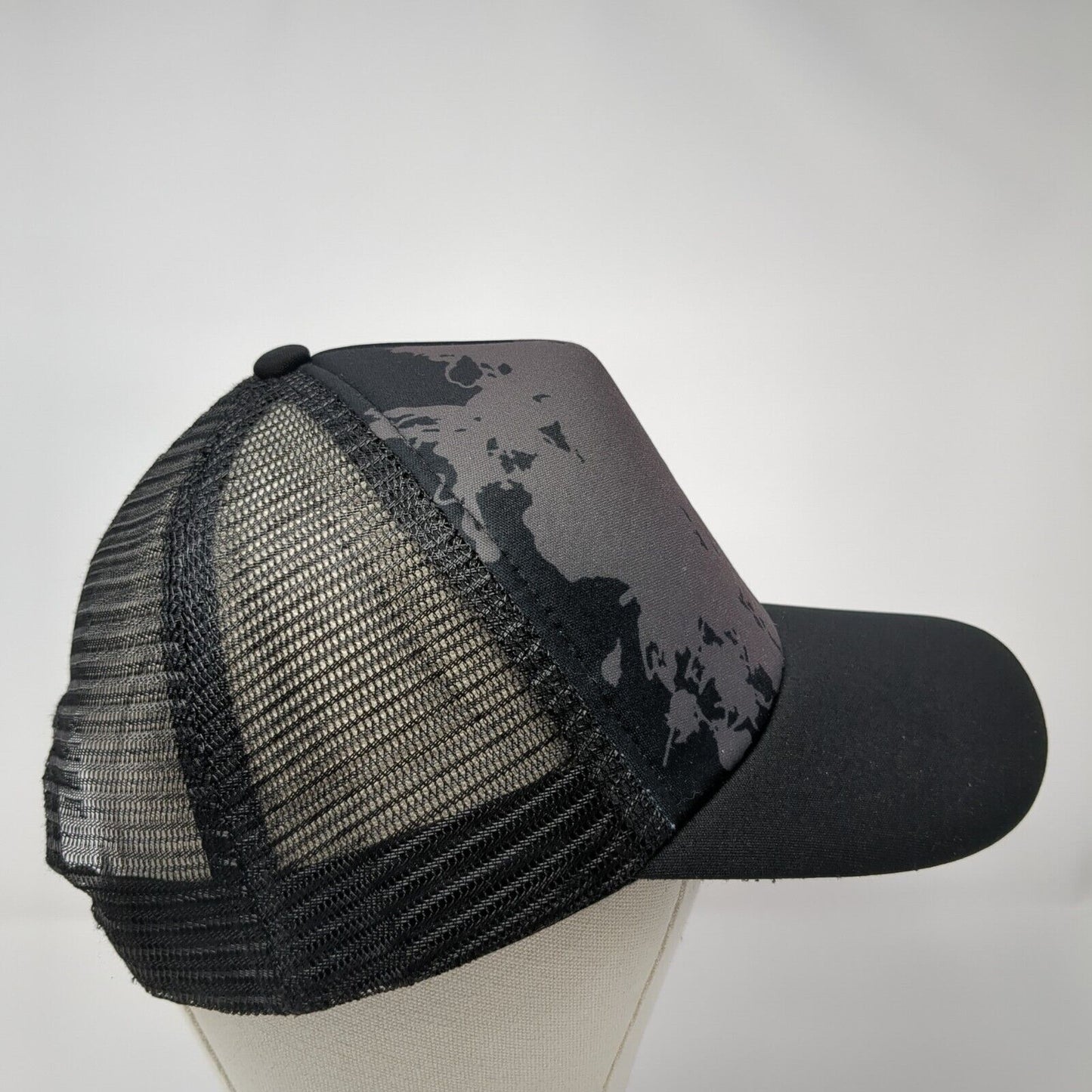 Surfware Hawaiian Classics Snapback Trucker Hat Black OS Adjustable Mesh Back