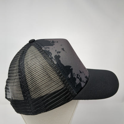 Surfware Hawaiian Classics Snapback Trucker Hat Black OS Adjustable Mesh Back