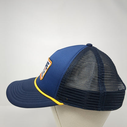 Young Life Washington Family Ranch Snapback Trucker Hat Blue OS Mesh Rope Legacy