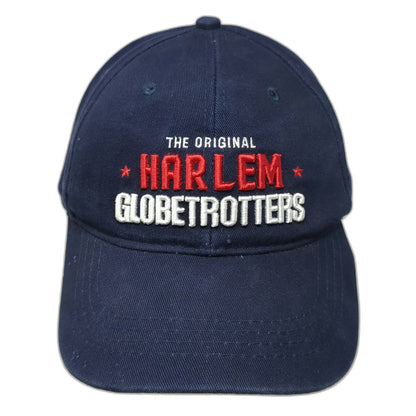 Custom Logos Harlem Globetrotters Basketball Blue Baseball Cap One Size Hat