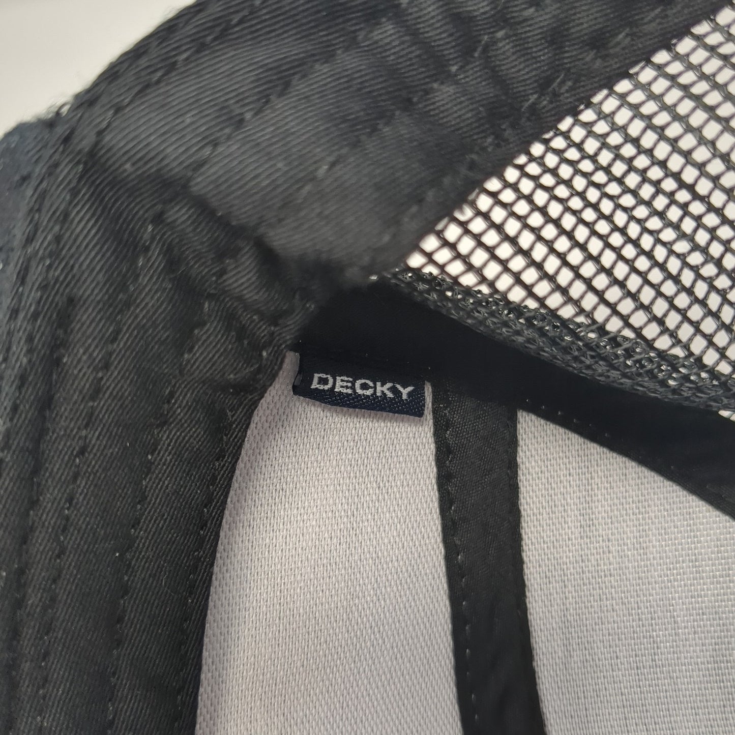 Seltzi Snapback Trucker Hat Black One Size Adjustable Mesh Back Decky