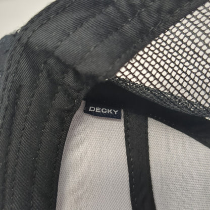 Seltzi Snapback Trucker Hat Black One Size Adjustable Mesh Back Decky