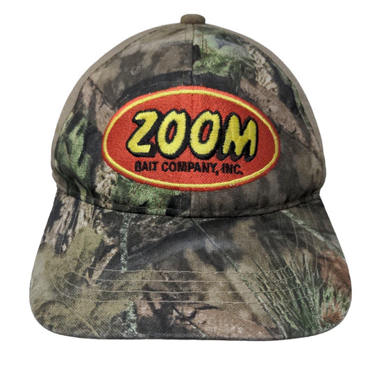 Zoom Bait Company Inc Strapback Hat Camo OSFM Embroidered Adjustable