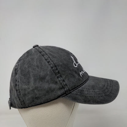 Dog Mom Slideback Hat Gray OSFM Solid Embroidered David And Young
