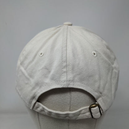 Bass Master Slideback Hat Cream One Size Adjustable Embroidered Patriotic Cotton