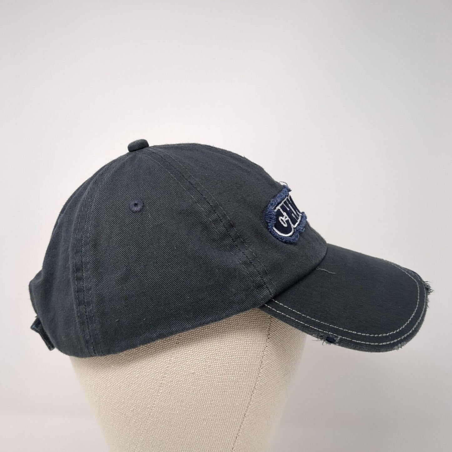 Chicago Strapback Hat Blue One Size Adjustable Embroidered 6 Panel