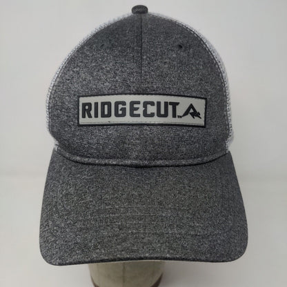 Ridgecut Men's Snapback Mesh Back Hat Gray OSFM 3D Logo Adjustable