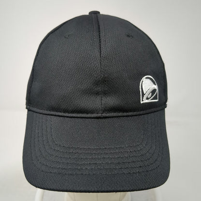 Taco Bell Snapback Hat Black One Size Polyester Embroidered Logo Restaurant Food