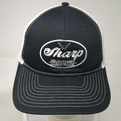 Port Authority Trucker Hat Black One Size Mesh Snapback Sharp Delicatessen