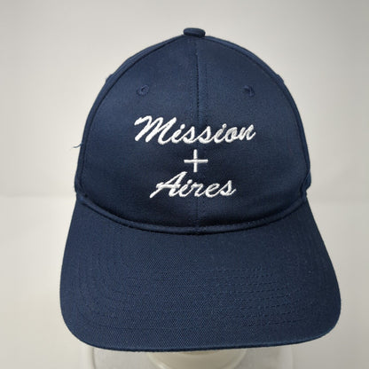 Mission + Aires Hope Corps Snapback Hat Blue One Size Adjustable Port Authority