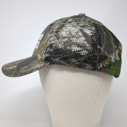 Outdoor Cap Baseball Cap Green OSFM Camo Mesh Anchor Engineering Strapback Hat