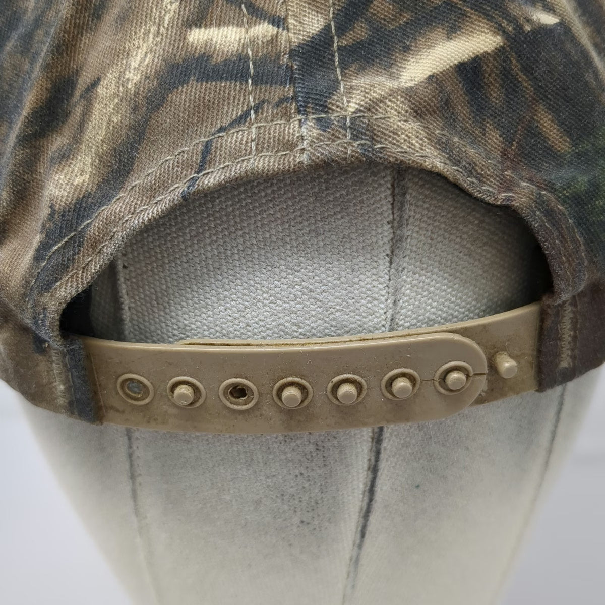 Competition Headwear Snapback Brown Camo Realtree Made In USA Hat Vintage