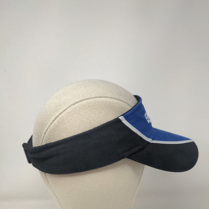 Elanco Strapback Visor Hat Multi OSFA Adjustable Embroidered Colorblock