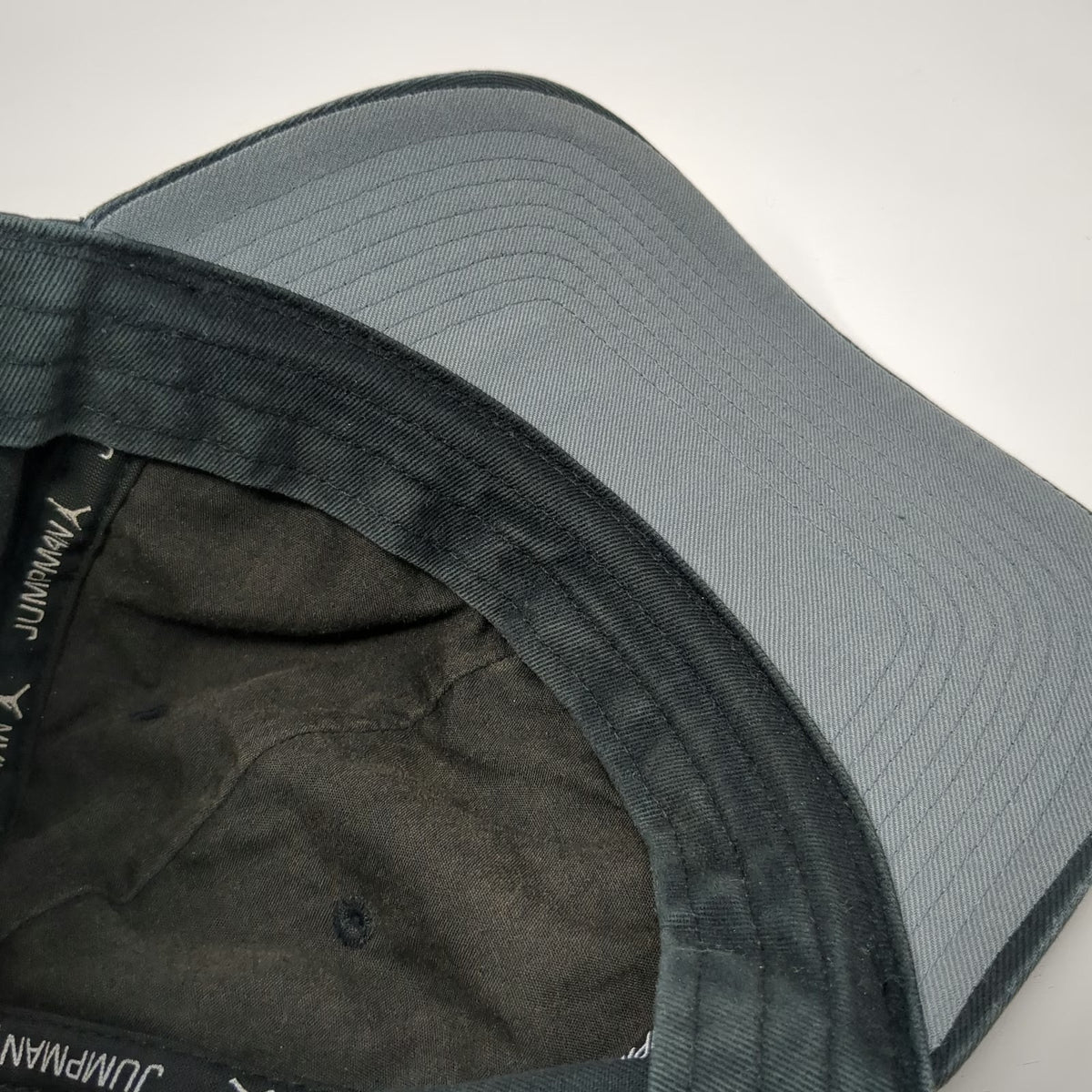 Jordan Brand Baseball Cap Black One Size Jumpman Logo Slideback Cotton Twill Hat
