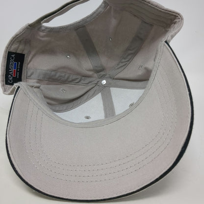 Cap America RMHC Philadelphia Region Gray One Size Baseball Strapback Hat
