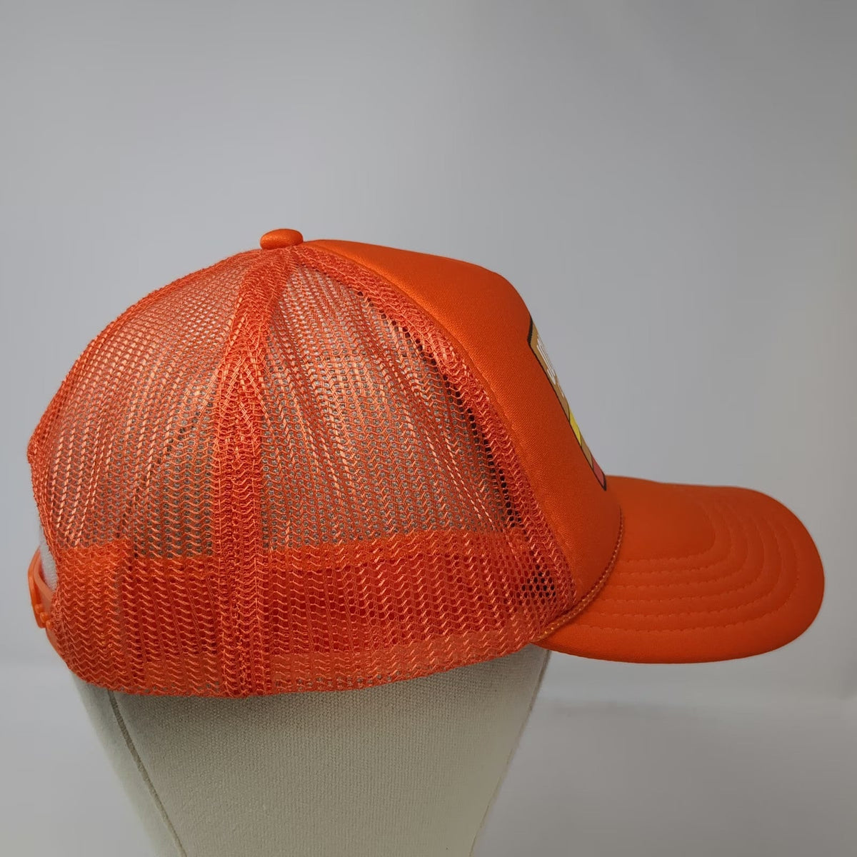 Otto Trucker Hat Orange One Size John Wayne Cancer Foundation Block The Blaze