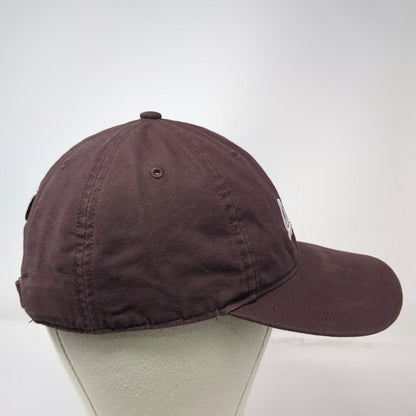 Carhartt Baseball Cap Red One Size Script Logo Canvas Slideback Workwear Hat
