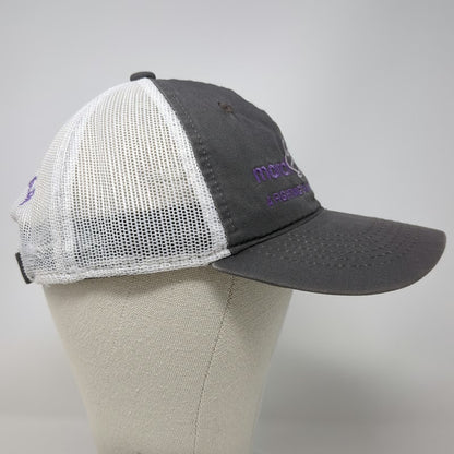 Outdoor Cap Baseball Cap Gray White One Size March of Dimes Mesh Strapback Hat