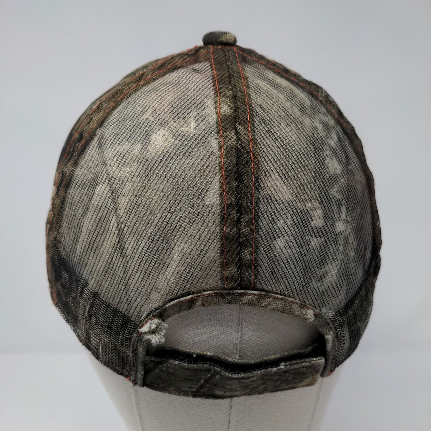 NWTF Strapback Mesh Back Trucker Hat Camo OSFA Outdoor Cap Hunting