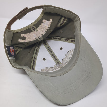Harley-Davidson Motorcycles Strapback Hat Green One Size BoDo District