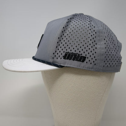 Unie Trucker Hat Gray One Size PestCo Earn Loyalty 5 Panel Perforated Rope Patch