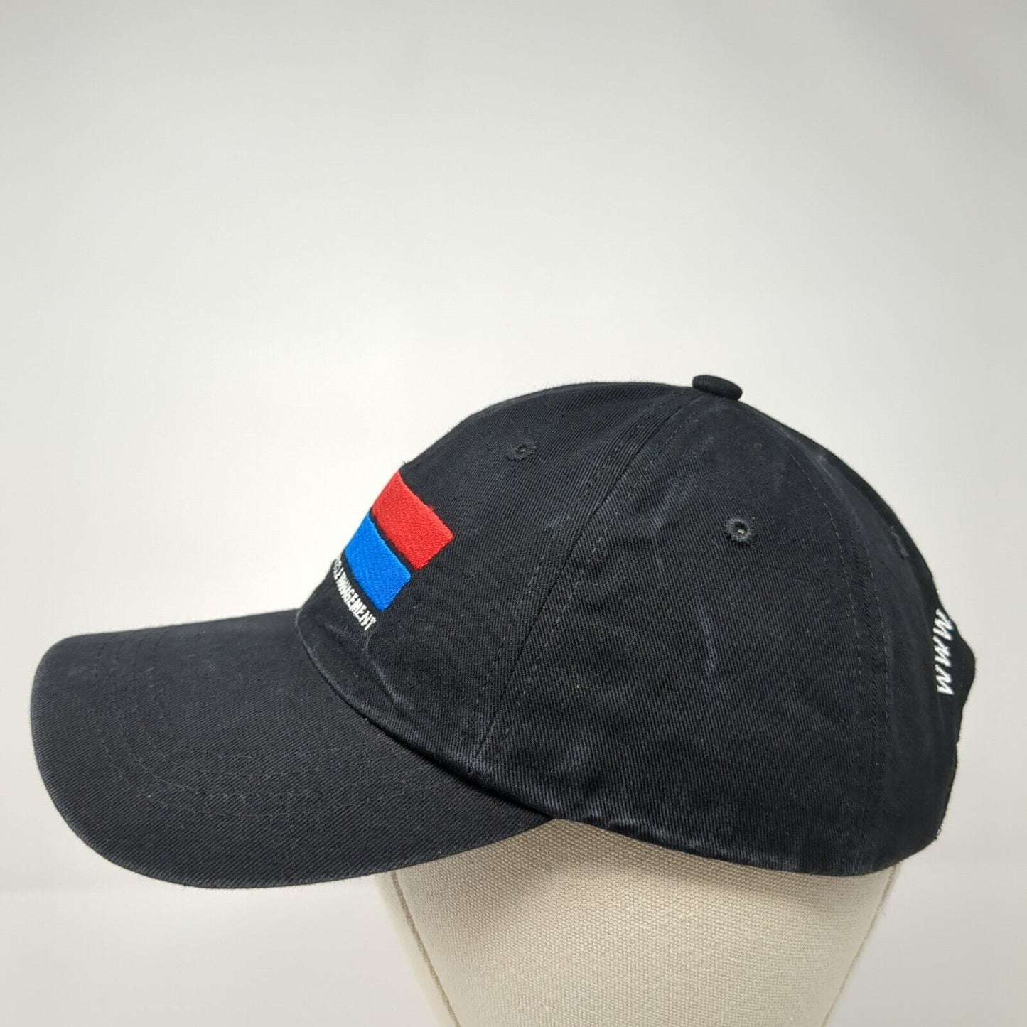 Personalized Lifecycle Management Strapback Hat Black OSFA Embroidered