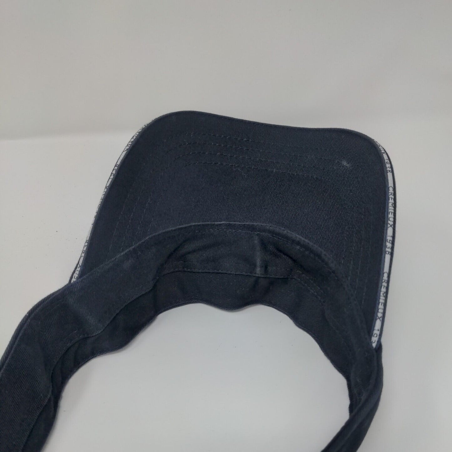 Cremieux Strapback Sunvisor Cap Blue OSFA Adjustable Embroidered Cotton