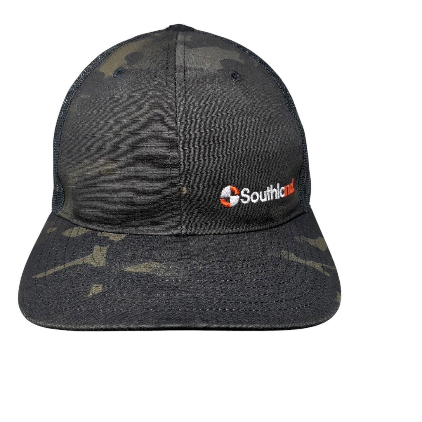 Southland Snapback Trucker Hat Camo One Size Mesh Back Richardson