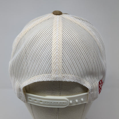 Texas Buffalo Snapback Trucker Hat Brown OS Adjustable Mesh Back Classic Yupoong