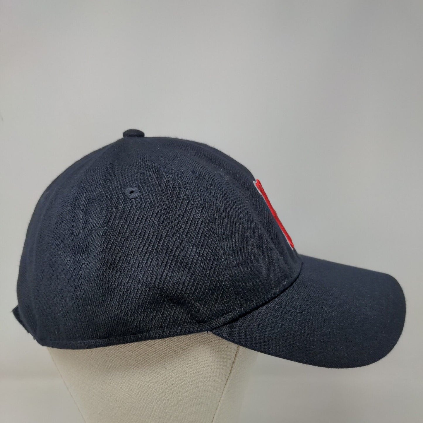 New Era Men's Strapback Hat Blue OSFM Embroidered Boston Red Sox Logo 9Forty