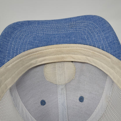 Tested on Animals Trucker Hat Blue One Size Adjustable Mesh Arcadian Outfitters