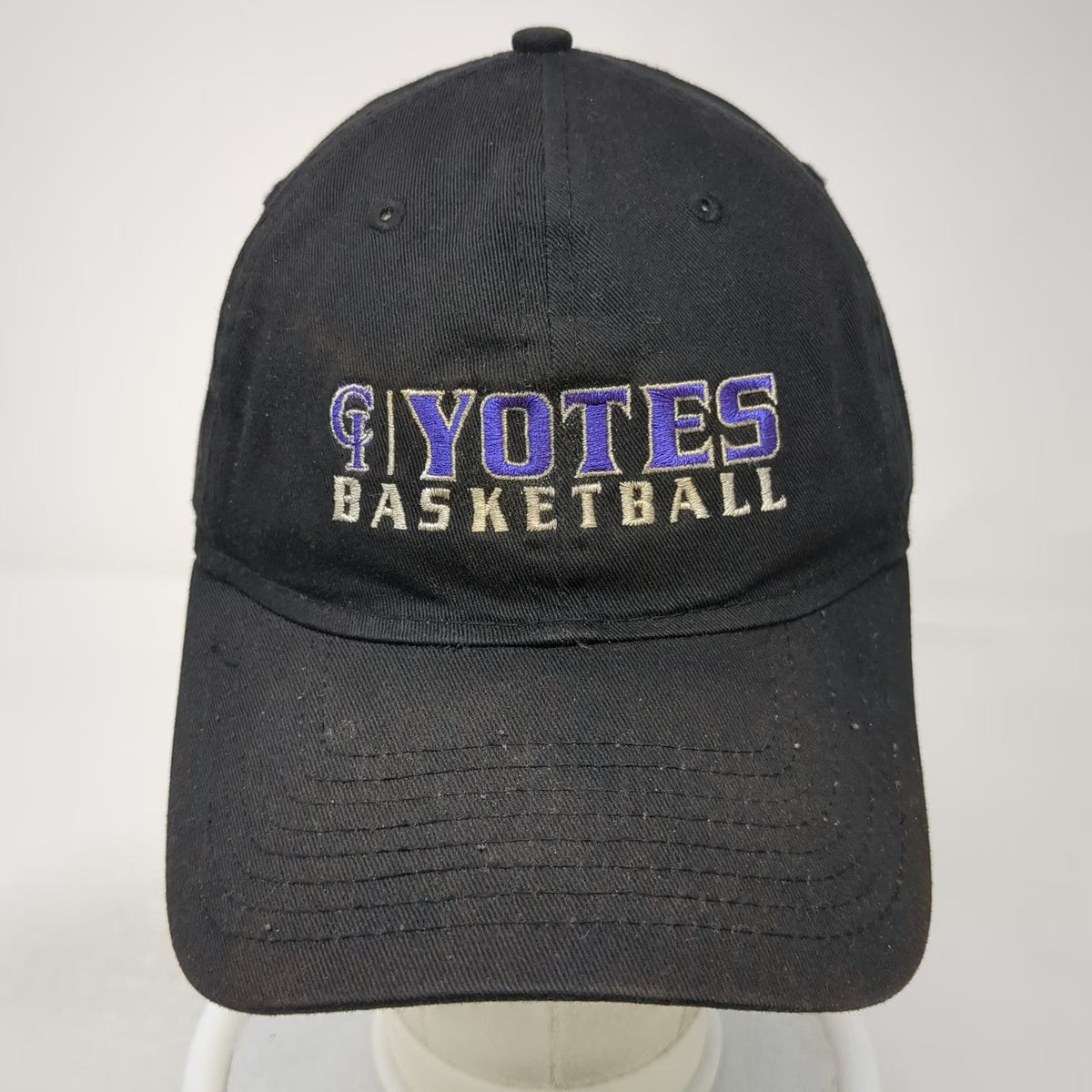 New Era Baseball Cap Black OSFM College of Idaho Yotes Basketball Hat Slideback